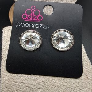 Paparazzi Crystal Clear Stud Earrings (1724)